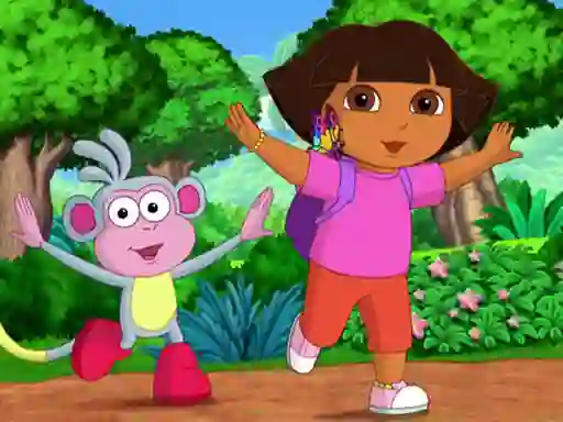 Igra Dora The Explorer Coloring online