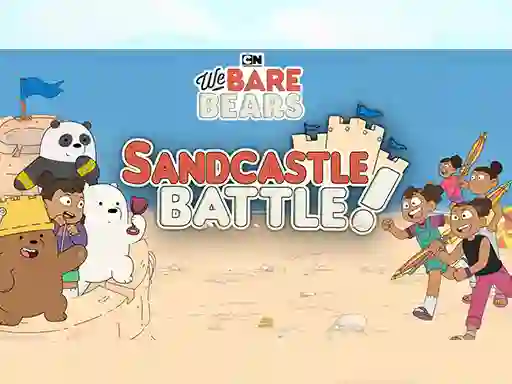 Igra Sandcastle Battle! We Bare Bears online