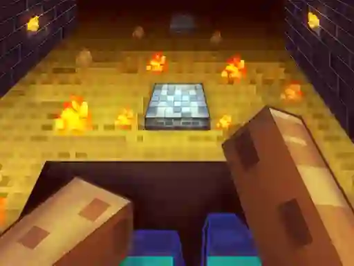 Igra Parkour in the cave 3D online