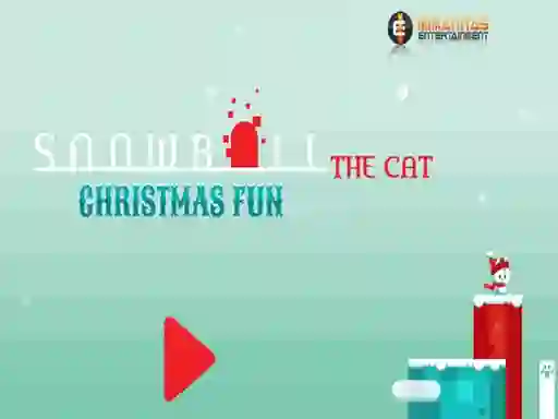 Igra Snowball The Cat Christmas Fun online