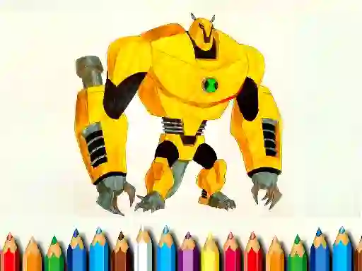 Igra Ben10 Monsters Coloring book online