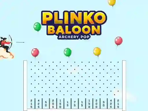 Igra Plinko Ballon Archery Pop online