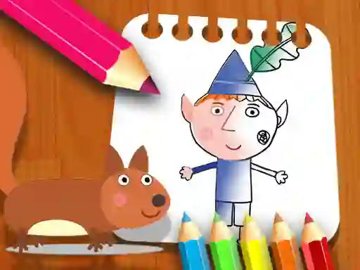 Igra Ben Hollys Coloring Book online