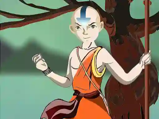Igra Avatar Aang DressUp online