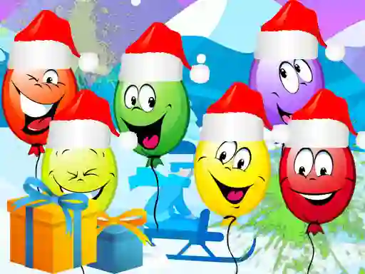 Igra Christmas Balloons Bursting online