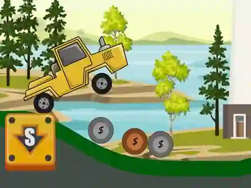 Igra Hill Climb Tractor 2D online