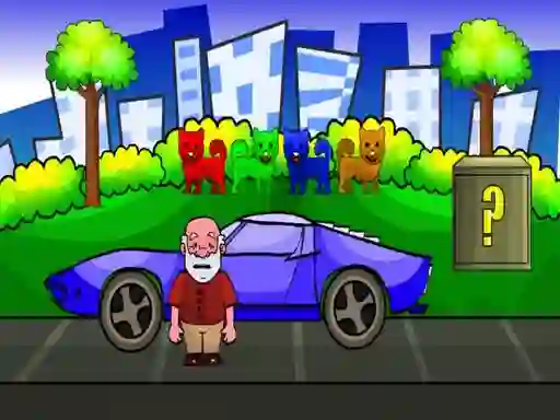 Igra Find The Old Man's Car Key online