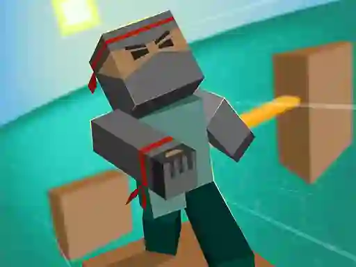 Igra Blocky Parkour Ninja online