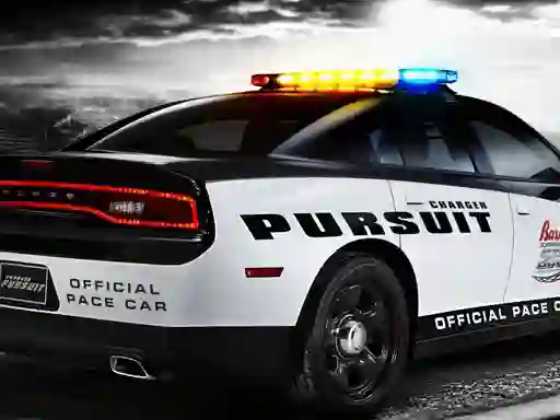 Igra Police Cars Slide Puzzle online