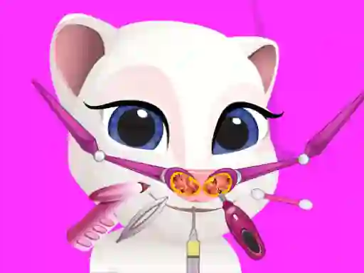 Igra Little Angela Nose Doctor online