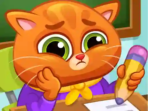 Igra Lovely Virtual Cat At School online
