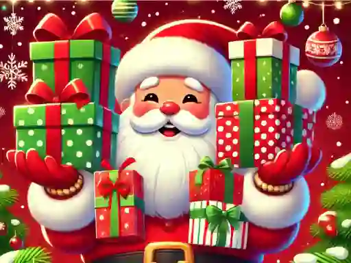 Igra Christmas Gift Jump online