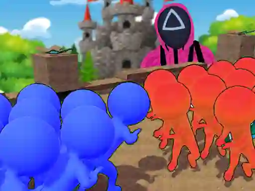 Igra Squid Game Crowd Pusher online