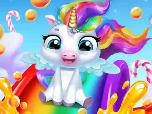 Igra Glitter Unicorn Dress Up Girls online
