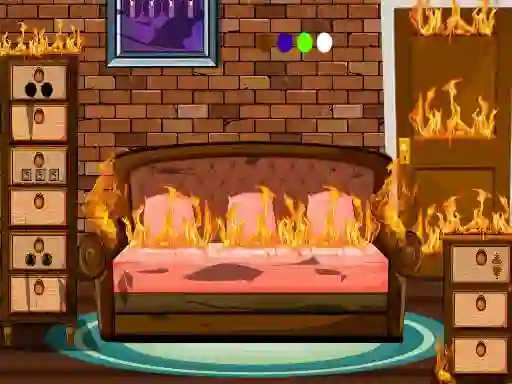 Igra Fired House Escape online