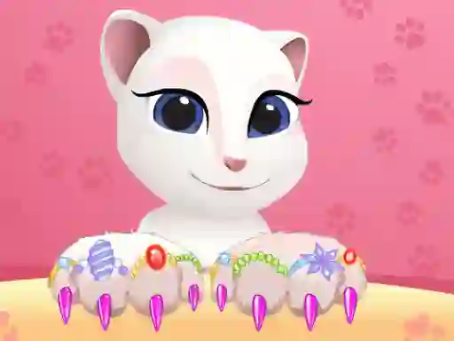 Igra Talking Tom Angela Great Manicure online