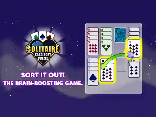 Igra Solitaire Card Sort Puzzle online