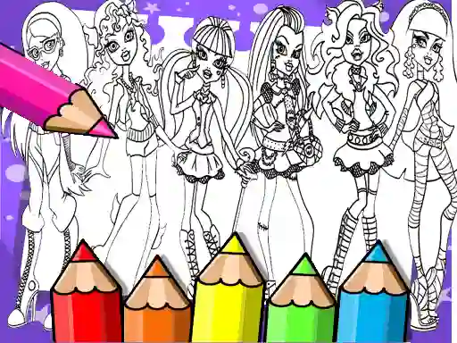 Igra Monster High Coloring Book online