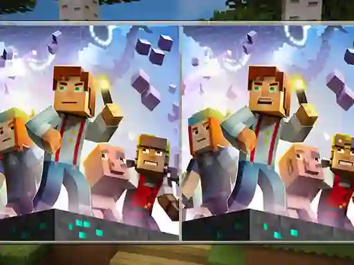 Igra Minecraft Differences online