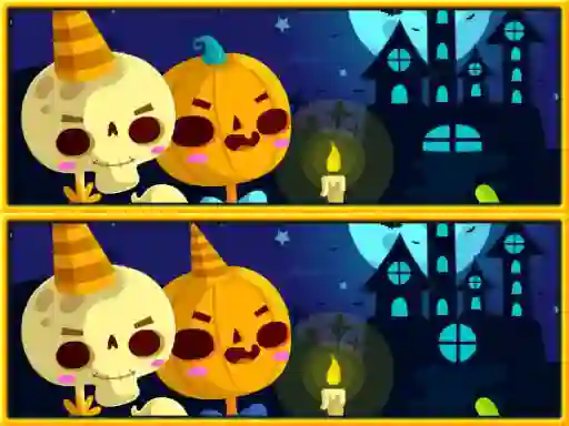 Igra Find Differences Halloween online