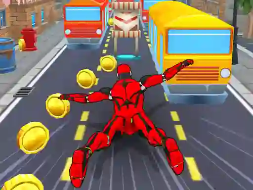 Igra Subway Run Superhero Robot online