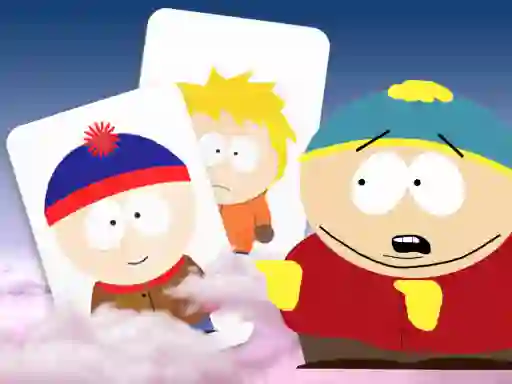 Igra South Park memory card match online