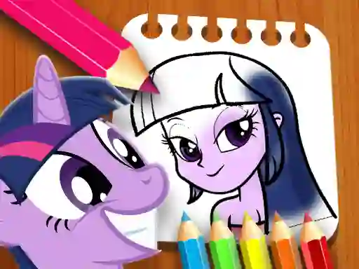 Igra Equestria Girls Coloring Book online