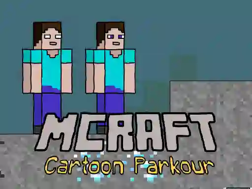 Igra Mcraft Cartoon Parkour online