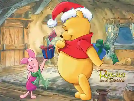 Igra Winnie the Pooh Christmas Jigsaw Puzzle online