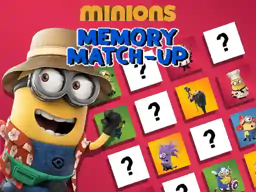Igra Minions Memory Match Up online