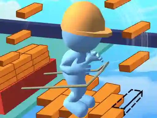 Igra Brick Rush 3D online