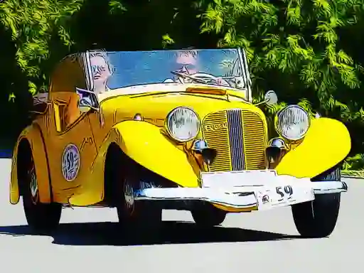 Igra Old Cars Puzzle online