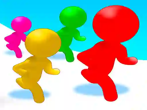 Igra Stickmen Color Run Switch online