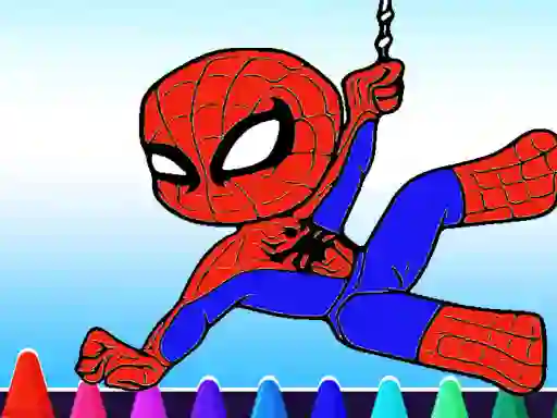 Igra Spiderman Coloring book online
