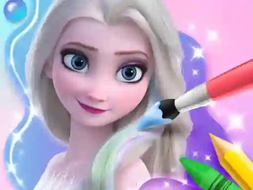 Igra Coloring Book For Elsa online