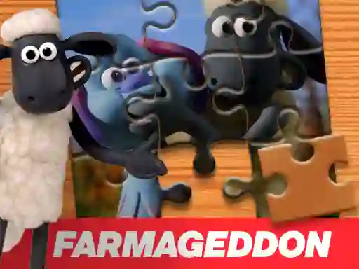 Igra  A Shaun the Sheep Movie Farmageddon Jigsaw Puzzle online
