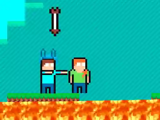 Igra Pixel Battle Upward online