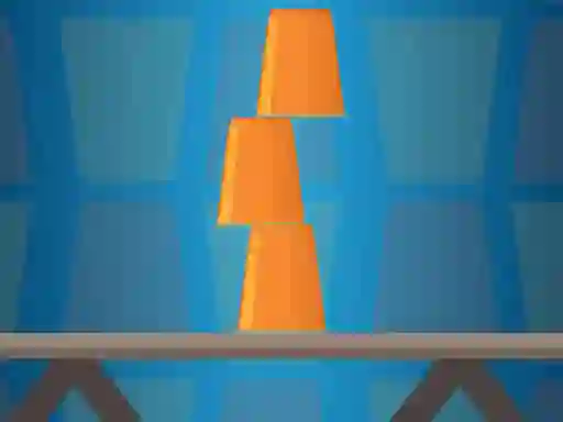 Igra Cups Tower Builder online