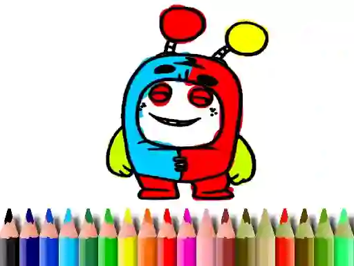 Igra Back to School: OddBods Coloring Book online