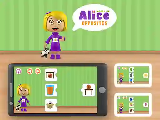 Igra World of Alice Opposites online