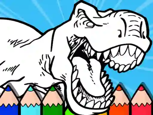 Igra Coloring Dinos For Kids online