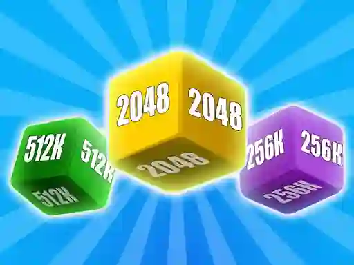 Igra Merge Cubes 2048 3D online