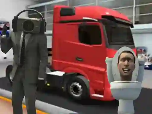 Igra Truck Simulator Skibidi Toilet online