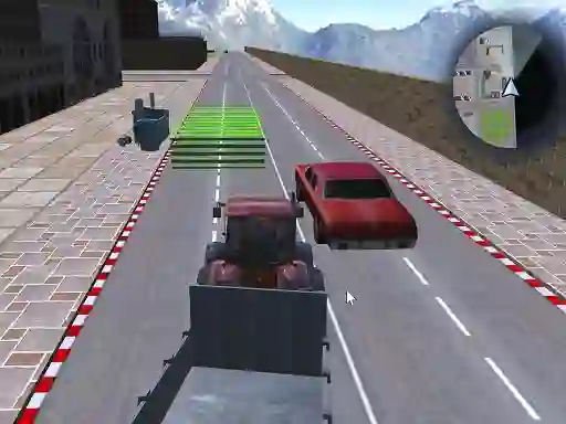 Igra Tractor Driving Garbage collect online