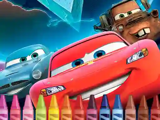 Igra McQueen Coloring online