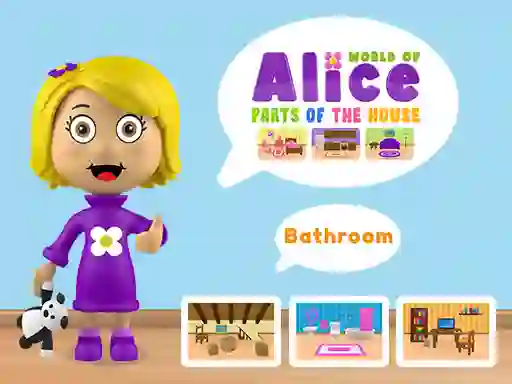 Igra World of Alice Parts of the House online