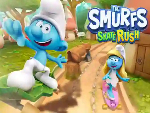 Igra The Smufrs Skate Rush online