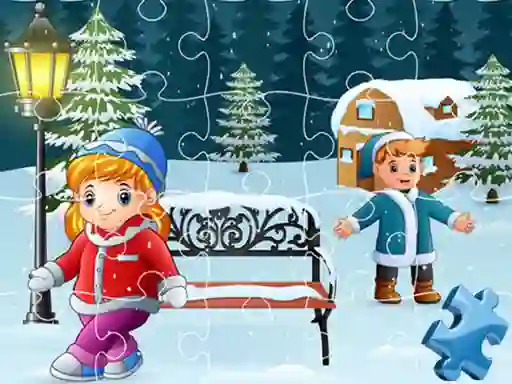 Igra Happy Winter Jigsaw online