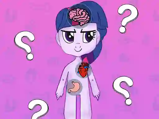 Igra My Little Pony Learning The Body online