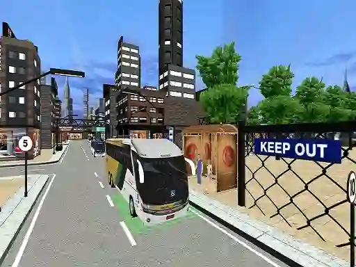 Igra City Coach Bus Passenger Driving:Bus Parking 2021 online